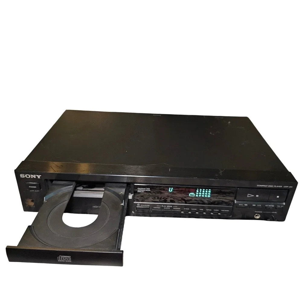 Sony CDP-291 Compact Disc Player Vintage 1990 Hi-Fi Audio Japan No Remote Works